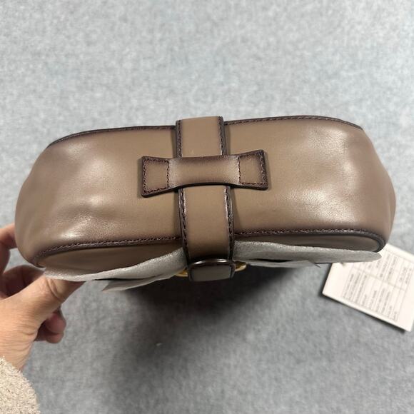 Michael Kors Quincy Boho Medium Leather Saddlebag - Picture 7 of 10